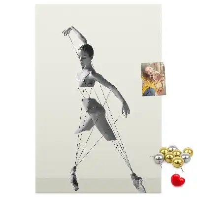 Image tableau en liège Ballerine