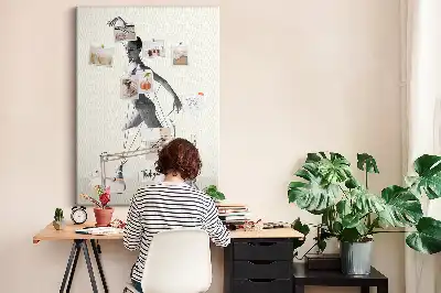 Image tableau en liège Ballerine