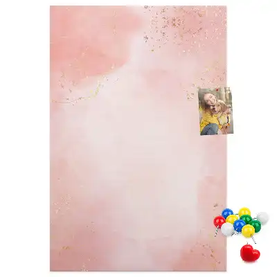 Tableau de liège décoratif Marbre rose