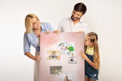 Tableau de liège décoratif Marbre rose