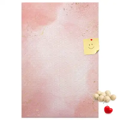 Tableau de liège décoratif Marbre rose