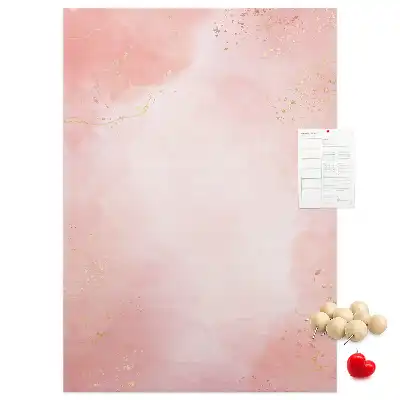 Tableau de liège décoratif Marbre rose