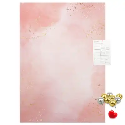 Tableau de liège décoratif Marbre rose