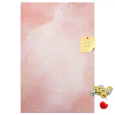 Tableau de liège décoratif Marbre rose