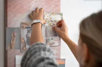 Tableau de liège décoratif Marbre rose