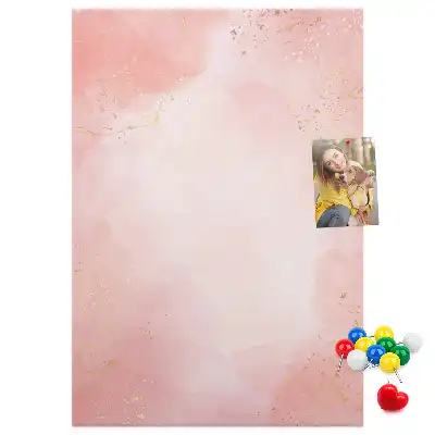 Tableau de liège décoratif Marbre rose