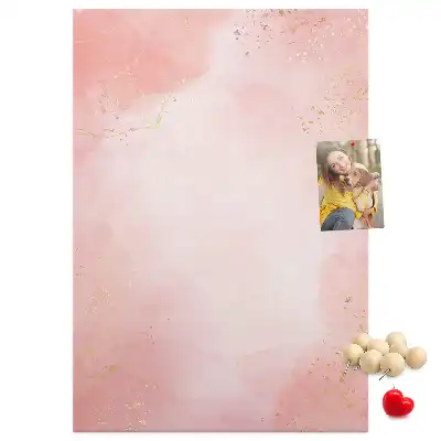 Tableau de liège décoratif Marbre rose