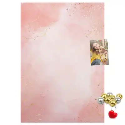 Tableau de liège décoratif Marbre rose