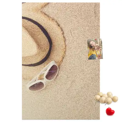 Image tableau en liège Sable de vacances du voyage