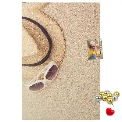 Image tableau en liège Sable de vacances du voyage