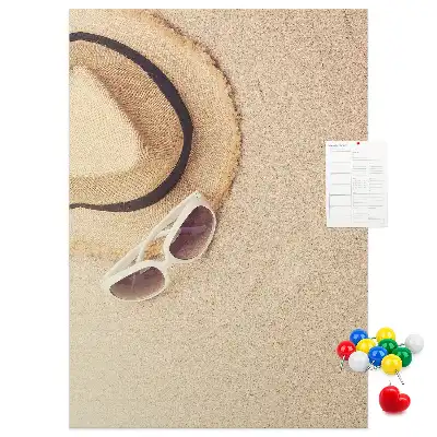 Image tableau en liège Sable de vacances du voyage