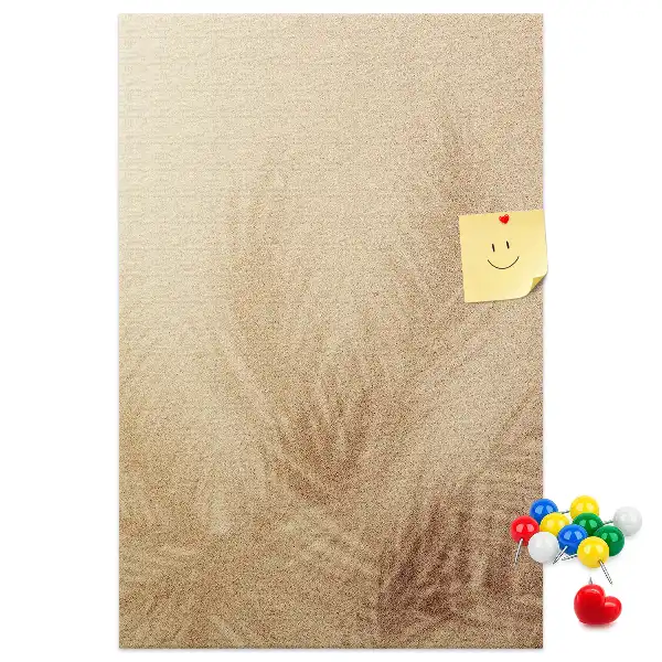 Tableau de liège décoratif Vacances exotiques sous un palmier