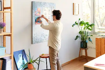 Tableau de liège décoratif Croquis floral