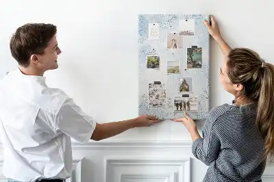 Tableau de liège décoratif Croquis floral