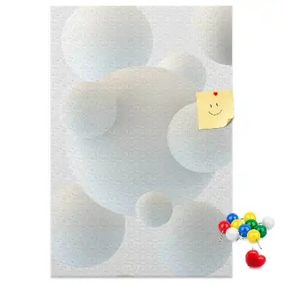Tableau d'affichage en liège Abstraction de ballon de sport