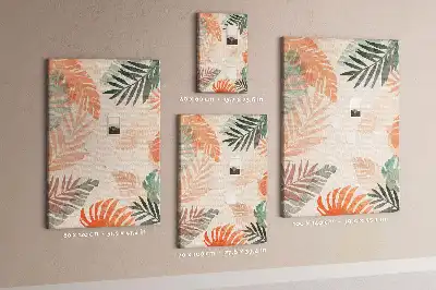Tableau de liège décoratif Finition feuille de palmier