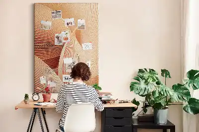 Tableau affichage liège Motif subtil