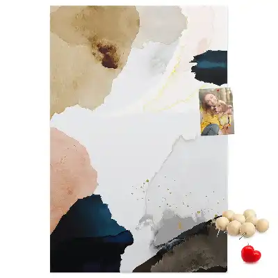 Tableau de liège décoratif Abstraction à l'aquarelle