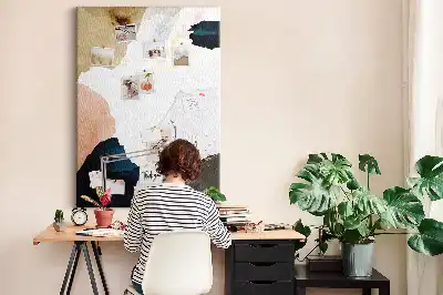 Tableau de liège décoratif Abstraction à l'aquarelle