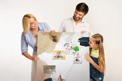 Tableau de liège décoratif Abstraction à l'aquarelle