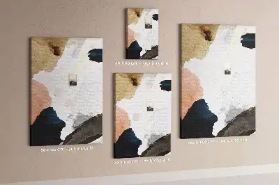 Tableau de liège décoratif Abstraction à l'aquarelle