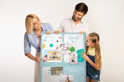 Image tableau en liège Planificateur de thème Galaxy