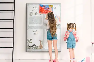 Tableau de liège décoratif Planificateur de liste de tâches