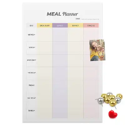 Image tableau en liège Plan de repas