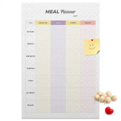 Image tableau en liège Plan de repas