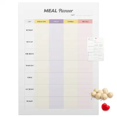 Image tableau en liège Plan de repas