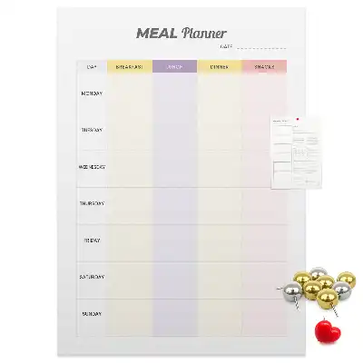 Image tableau en liège Plan de repas