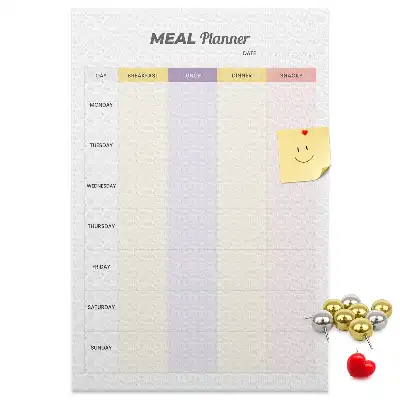 Image tableau en liège Plan de repas