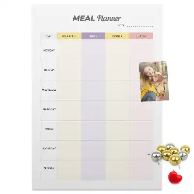 Image tableau en liège Plan de repas