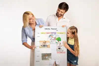 Tableau de liège décoratif Planificateur alimentaire