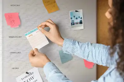 Tableau affichage liège Planification des menus