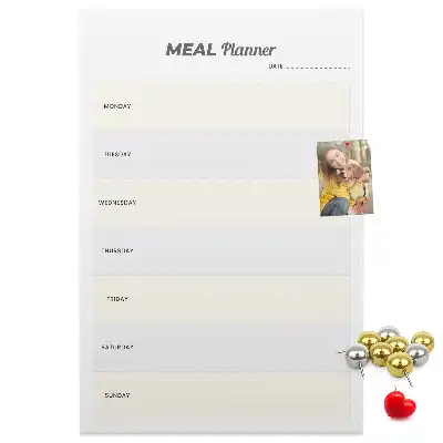 Tableau affichage liège Planification des menus