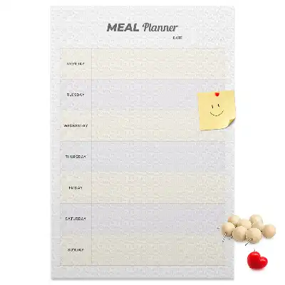Tableau affichage liège Planification des menus