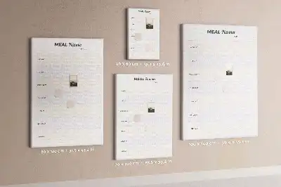 Tableau affichage liège Planification des menus