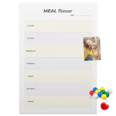 Tableau affichage liège Planification des menus