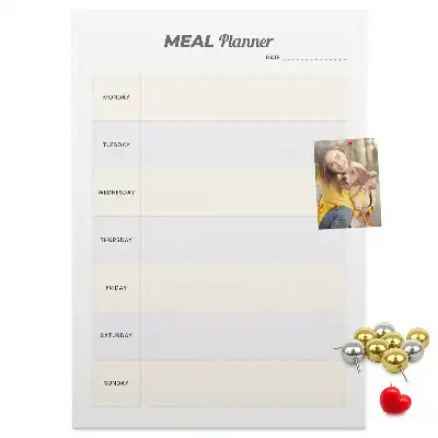 Tableau affichage liège Planification des menus
