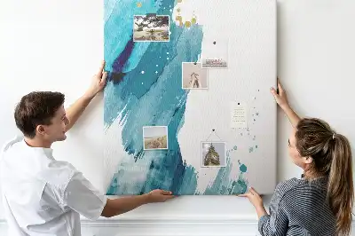 Image tableau en liège L'art de la peinture