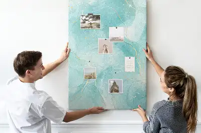 Tableau de liège décoratif Motif abstrait en marbre