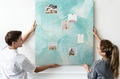 Tableau de liège décoratif Motif abstrait en marbre