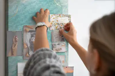 Tableau de liège décoratif Motif abstrait en marbre