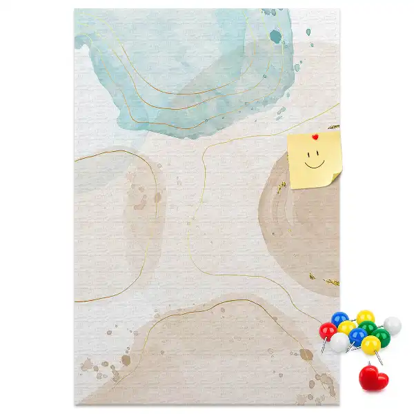 Tableau affichage liège Taches pastel