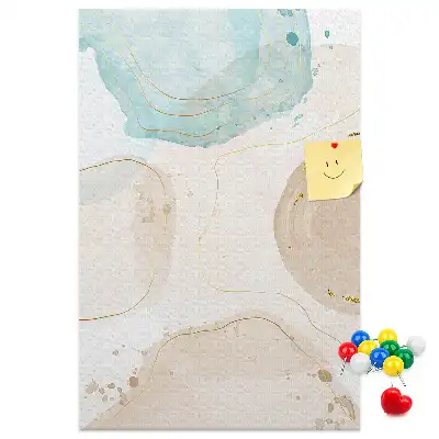 Tableau affichage liège Taches pastel