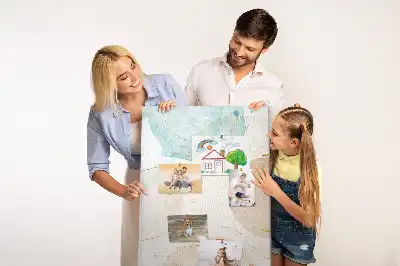 Tableau affichage liège Taches pastel