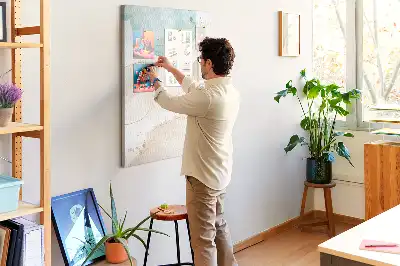 Tableau affichage liège Taches pastel