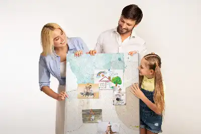 Tableau affichage liège Taches pastel