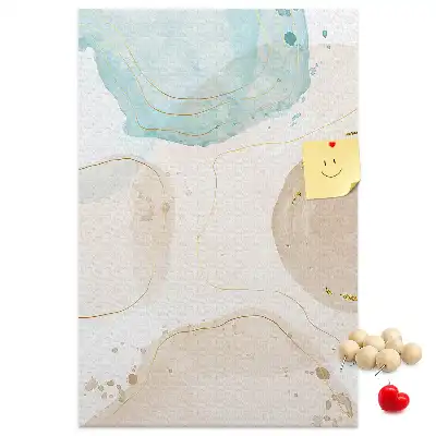 Tableau affichage liège Taches pastel
